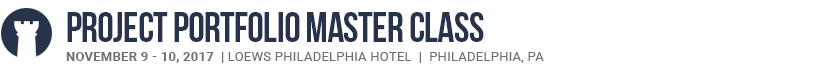 Project Portfolio Management Master Class Project Portfolio Management Master Class